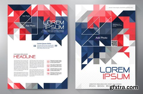 Corporate Templates of Brochures 9 - 25xEPS