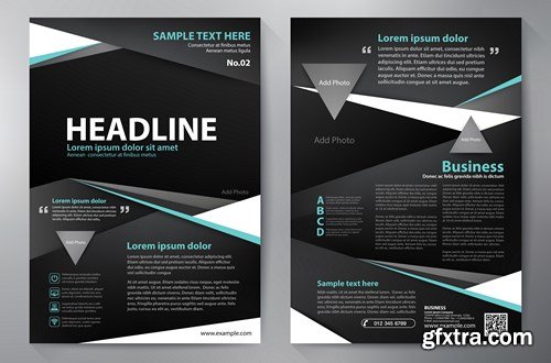 Corporate Templates of Brochures 9 - 25xEPS