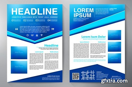 Corporate Templates of Brochures 9 - 25xEPS