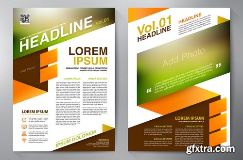 Corporate Templates of Brochures 9 - 25xEPS