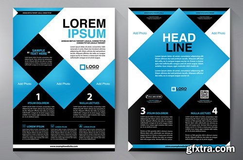 Corporate Templates of Brochures 9 - 25xEPS