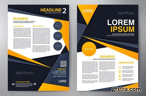 Corporate Templates of Brochures 9 - 25xEPS