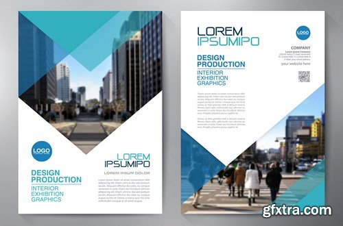 Corporate Templates of Brochures 9 - 25xEPS