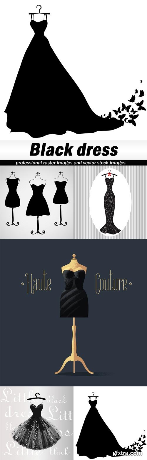 Black dress - 5 EPS