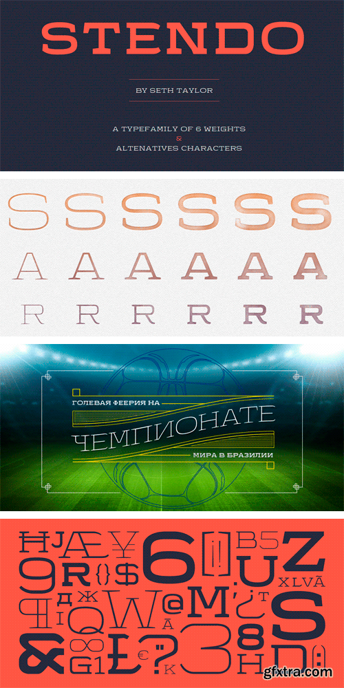 Stendo Font Family