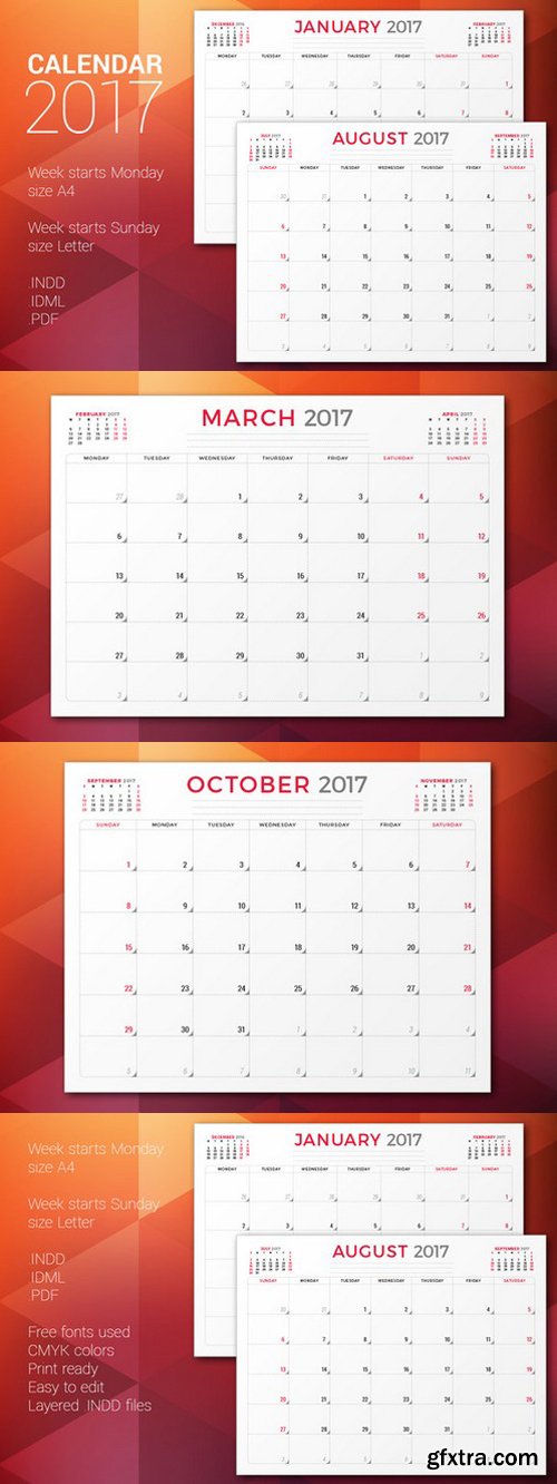 CM - Monthly Planner 2017 838604