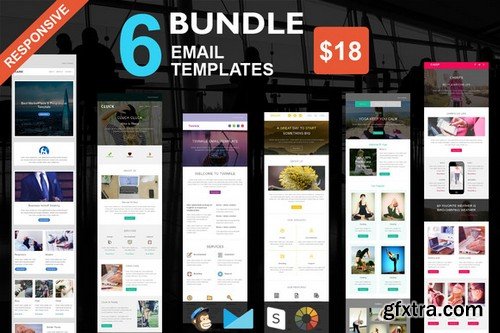 CM - 6 Email Templates Bundle-4 858237