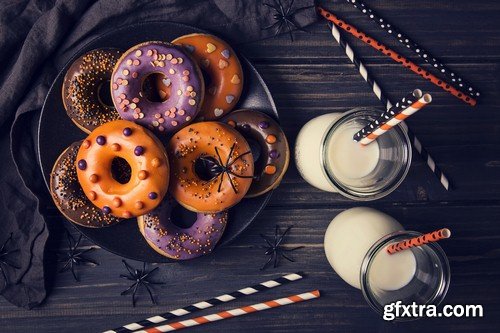 Halloweeen donuts - 12 UHQ JPEG