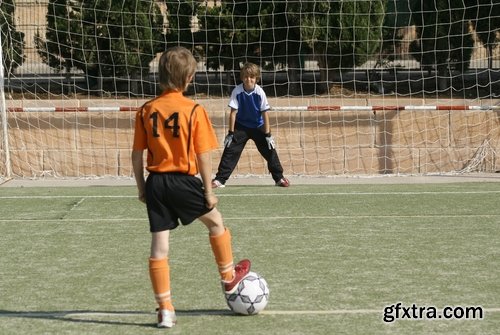 Collection of child adolescent children playing football ball soccer field 25 HQ Jpeg