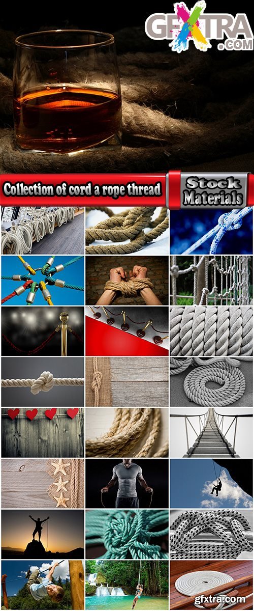 Collection of cord a rope thread 25 HQ Jpeg