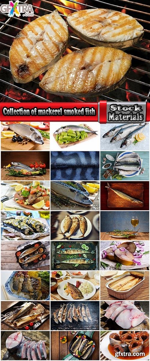 Collection of mackerel smoked fish dish meal food 25 HQ Jpeg