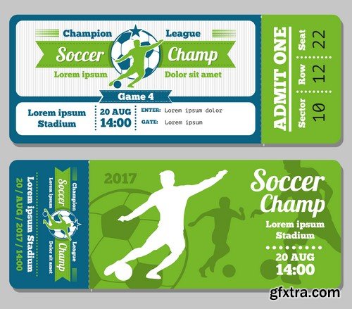 Football tickets - 8 EPS