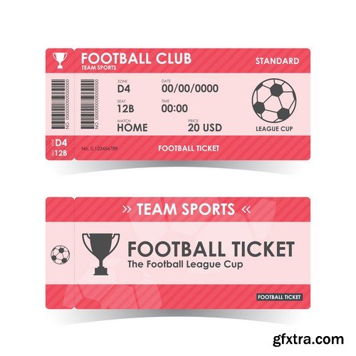 Football tickets - 8 EPS