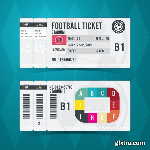 Football tickets - 8 EPS