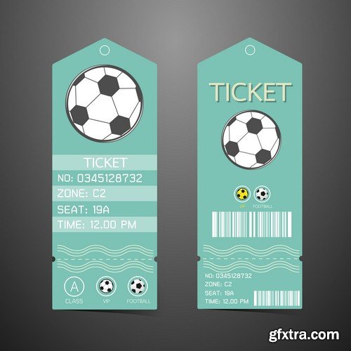 Football tickets - 8 EPS