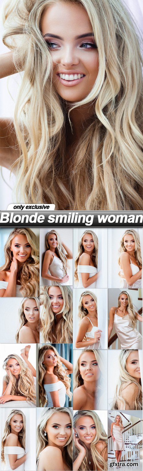 Blonde smiling woman - 16 UHQ JPEG