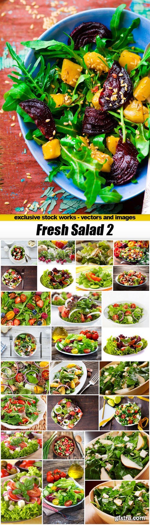 Fresh Salad 2 - 27xUHQ JPEG