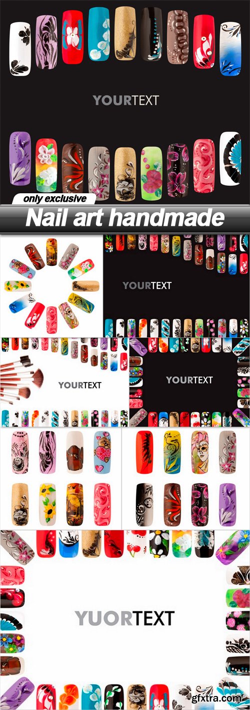 Nail art handmade - 8 UHQ JPEG