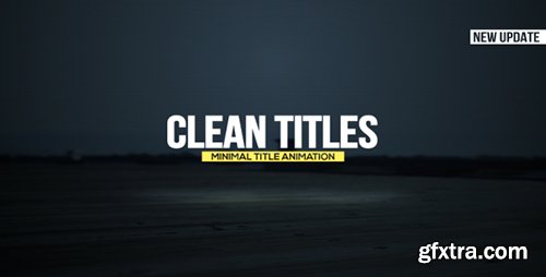 Videohive Clean Titles 15560241