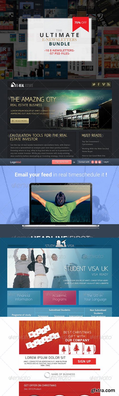 CM - Email Newsletter Templates Bundle 886447