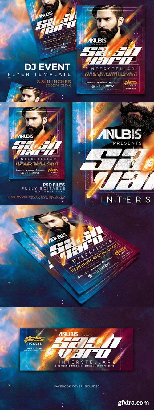 CM - DJ Event Flyer Template Vol.1 730655