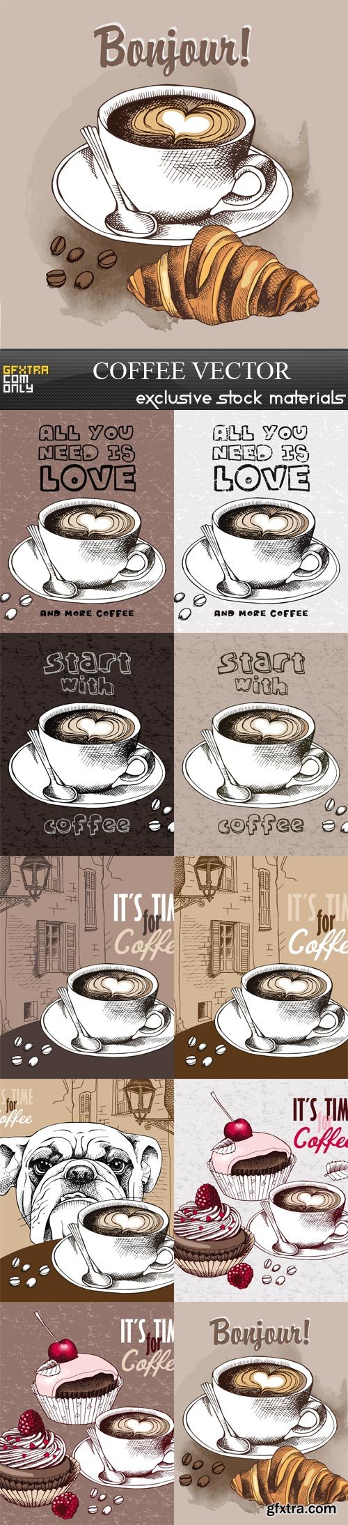 Coffee vector, 10 х EPS