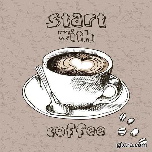 Coffee vector, 10 х EPS