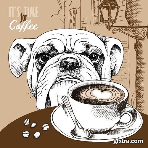 Coffee vector, 10 х EPS