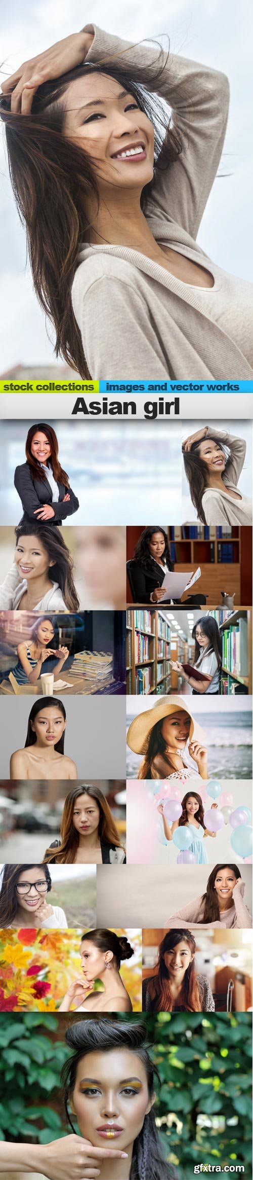 Asian girl, 15 x UHQ JPEG