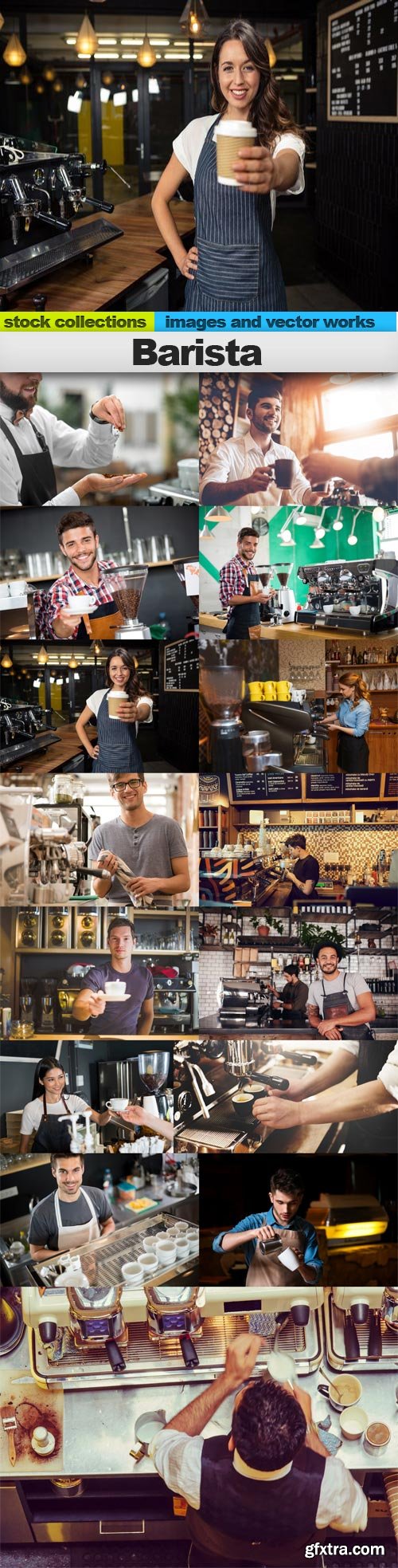 Barista, 15 x UHQ JPEG