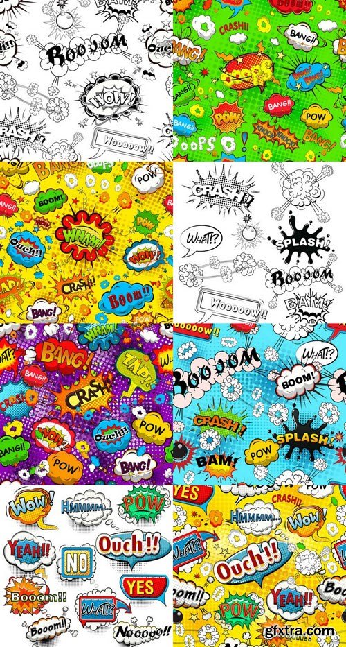 Comic Speech Bubbles 2 - 13xEPS