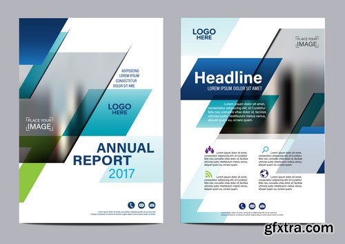 Corporate Templates of Brochures 10 - 25xEPS