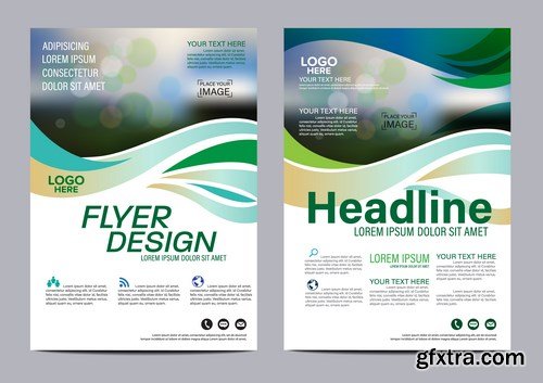 Corporate Templates of Brochures 10 - 25xEPS