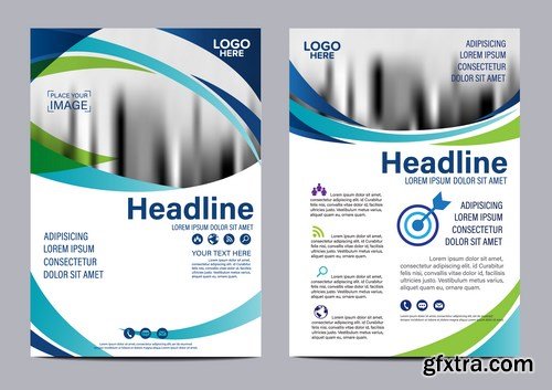 Corporate Templates of Brochures 10 - 25xEPS