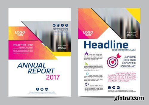 Corporate Templates of Brochures 10 - 25xEPS