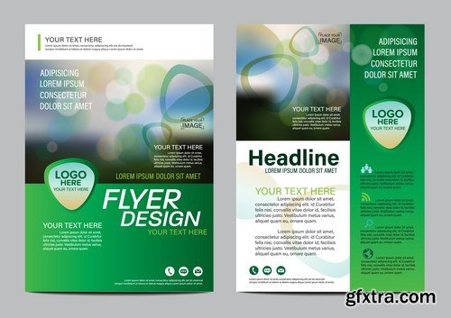 Corporate Templates of Brochures 10 - 25xEPS