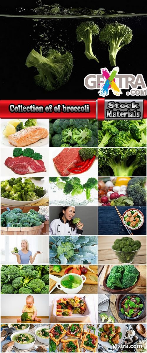 Collection of of broccoli cabbage food meal dish 25 HQ Jpeg