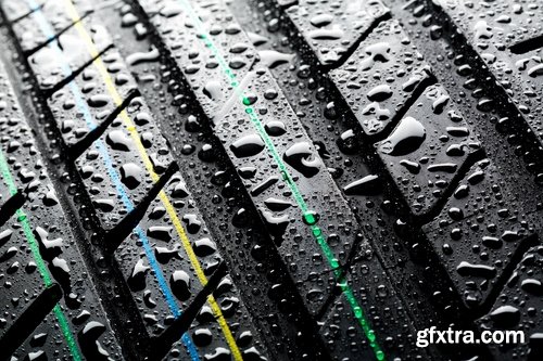 Collection of rain water wheel car winter tire tread pattern rubber tire 25 HQ Jpeg