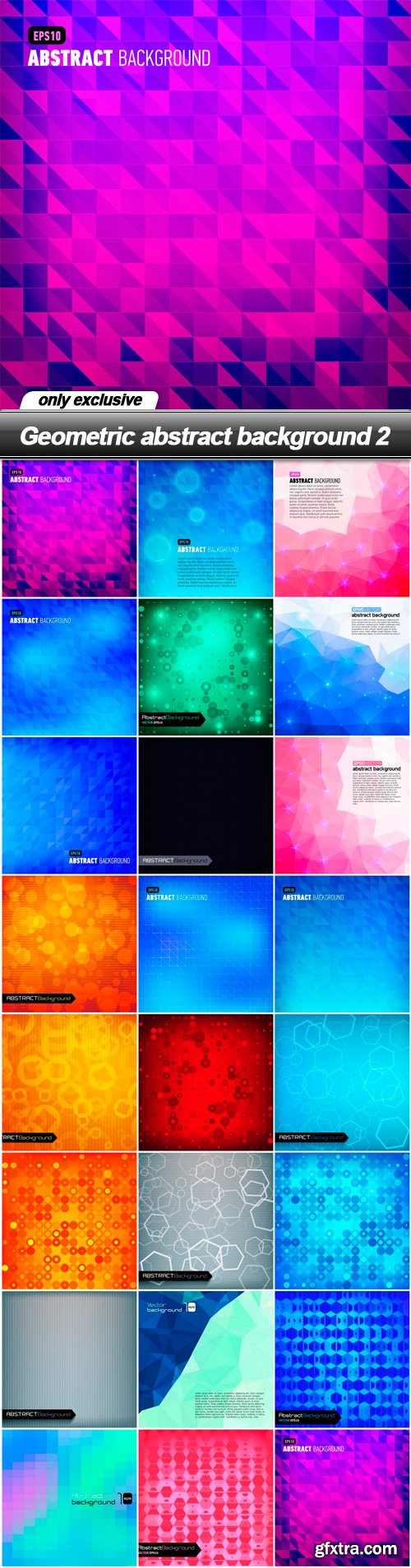 Geometric abstract background 2 - 23 EPS