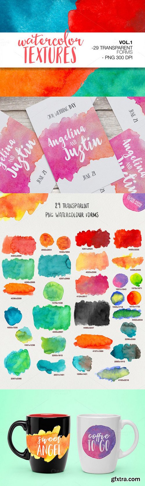 CM - WATERCOLOR TEXSTURES VOL.1 866933