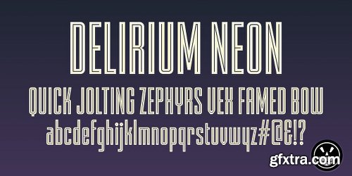 FTY DELIRIUM Font Family - 6 Fonts