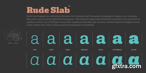 Rude Font Family - 14 Fonts