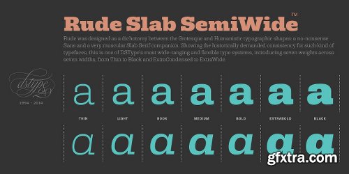 Rude Font Family - 14 Fonts