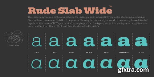 Rude Font Family - 14 Fonts