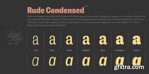 Rude Font Family - 14 Fonts