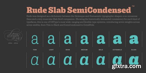 Rude Font Family - 14 Fonts