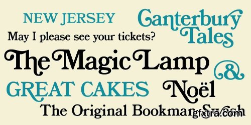 Bookman JF Pro Font Family - 2 Fonts