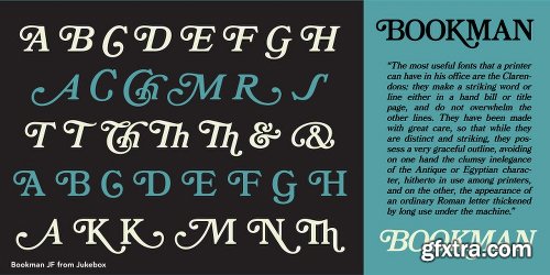 Bookman JF Pro Font Family - 2 Fonts