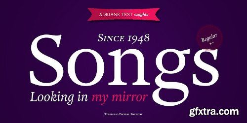 Adriane Text Font Family - 4 Fonts