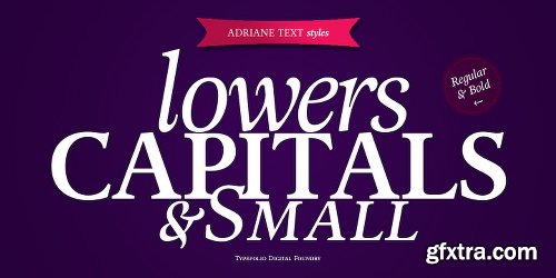 Adriane Text Font Family - 4 Fonts